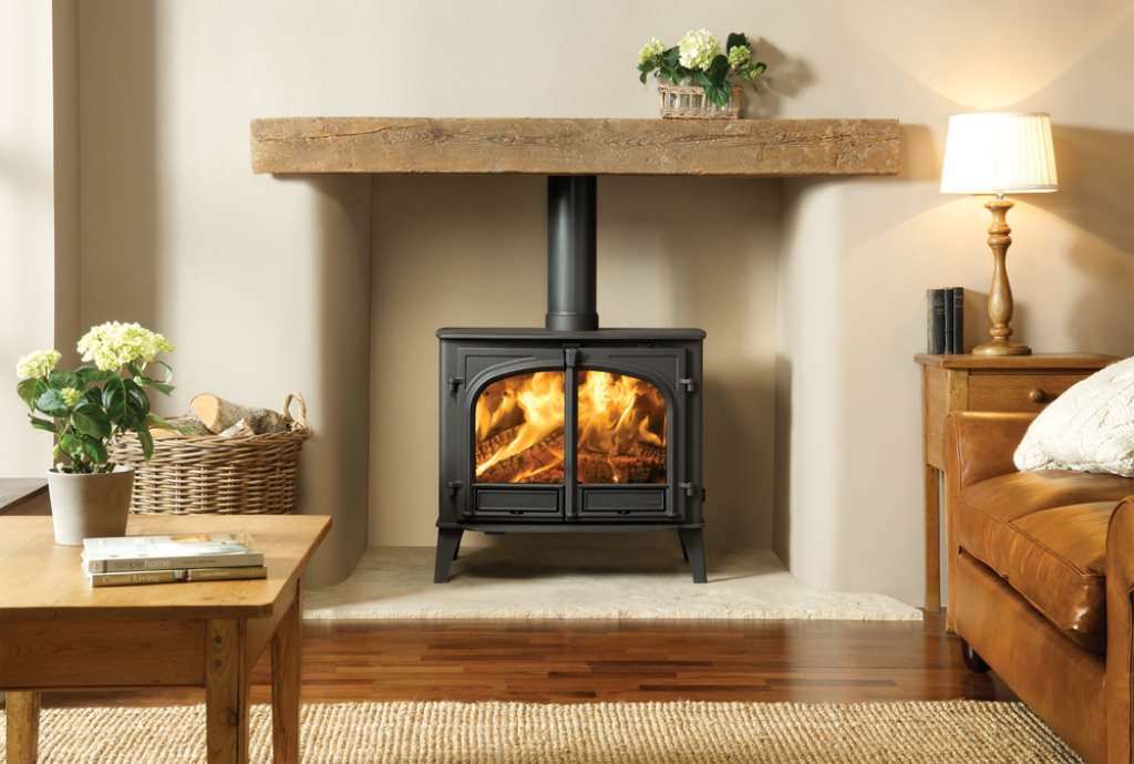 Image of: wood burning stove for living room decoration