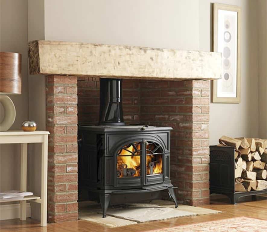 Image of: wood burning stove