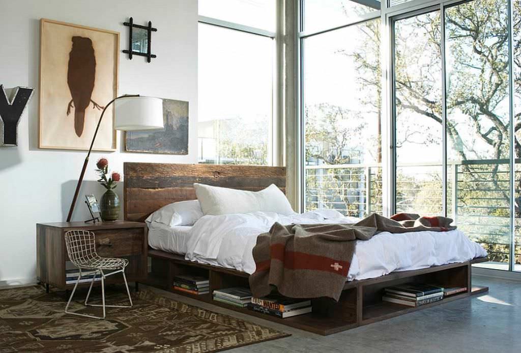 wooden headboard ideas for trendy bedroom