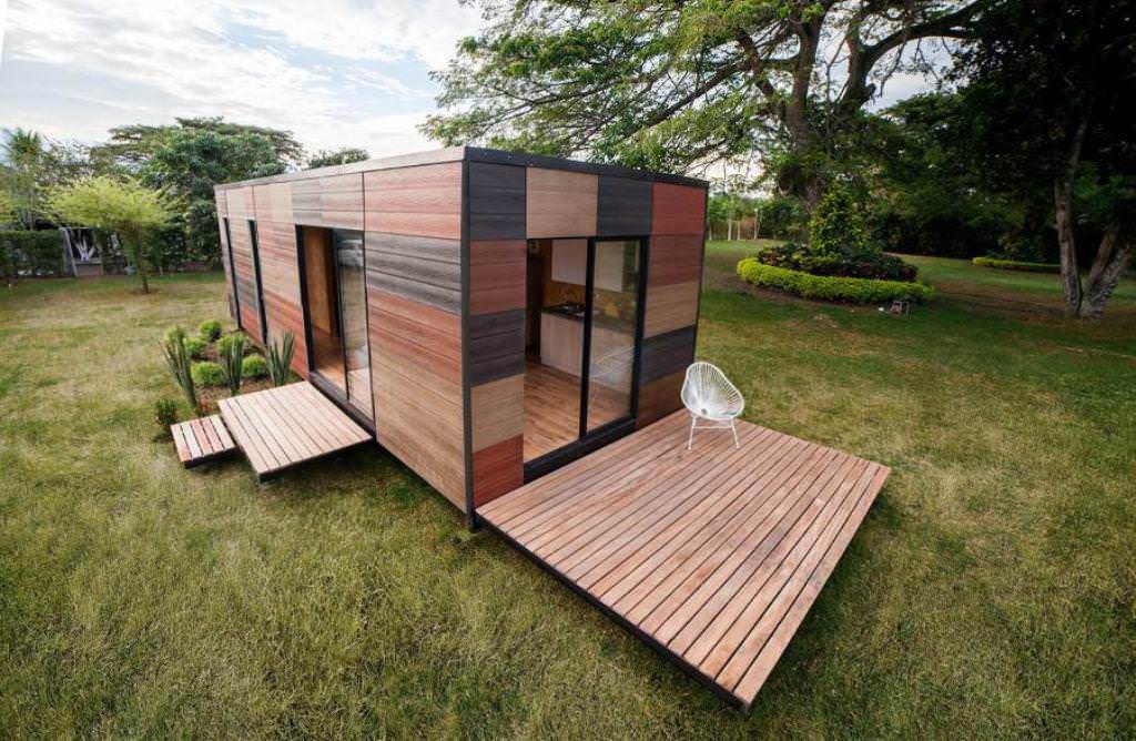 Image of: 500 sq ft tiny house design