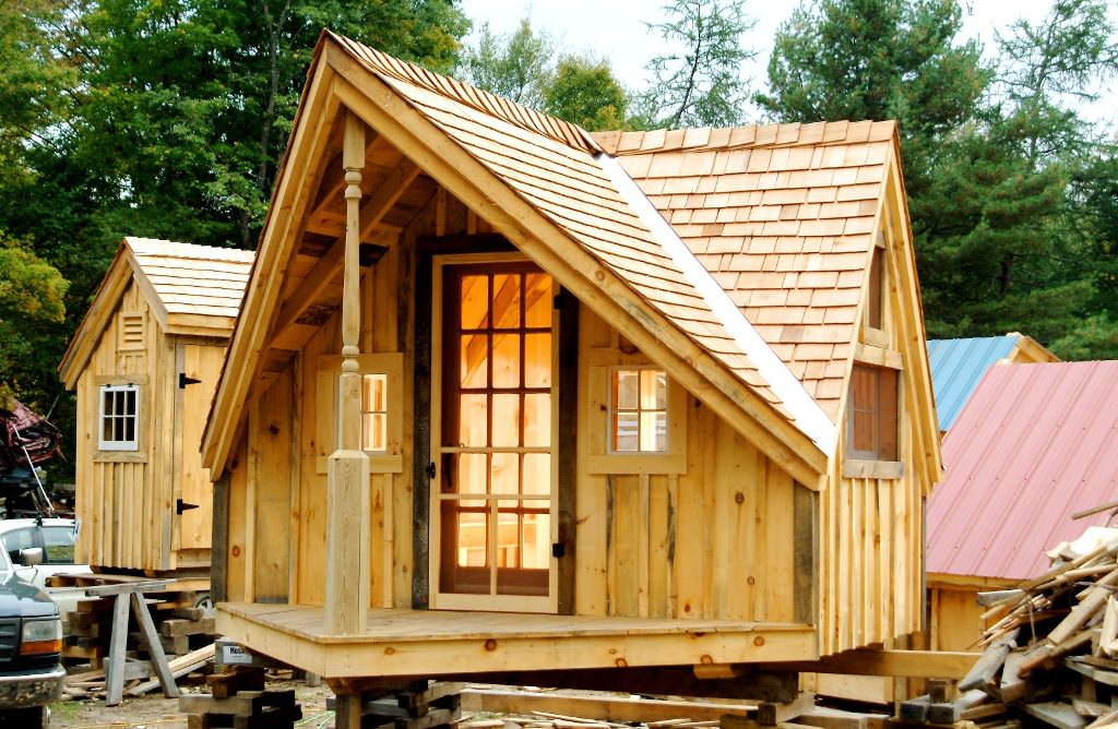 Image of: built 8×12 tiny house