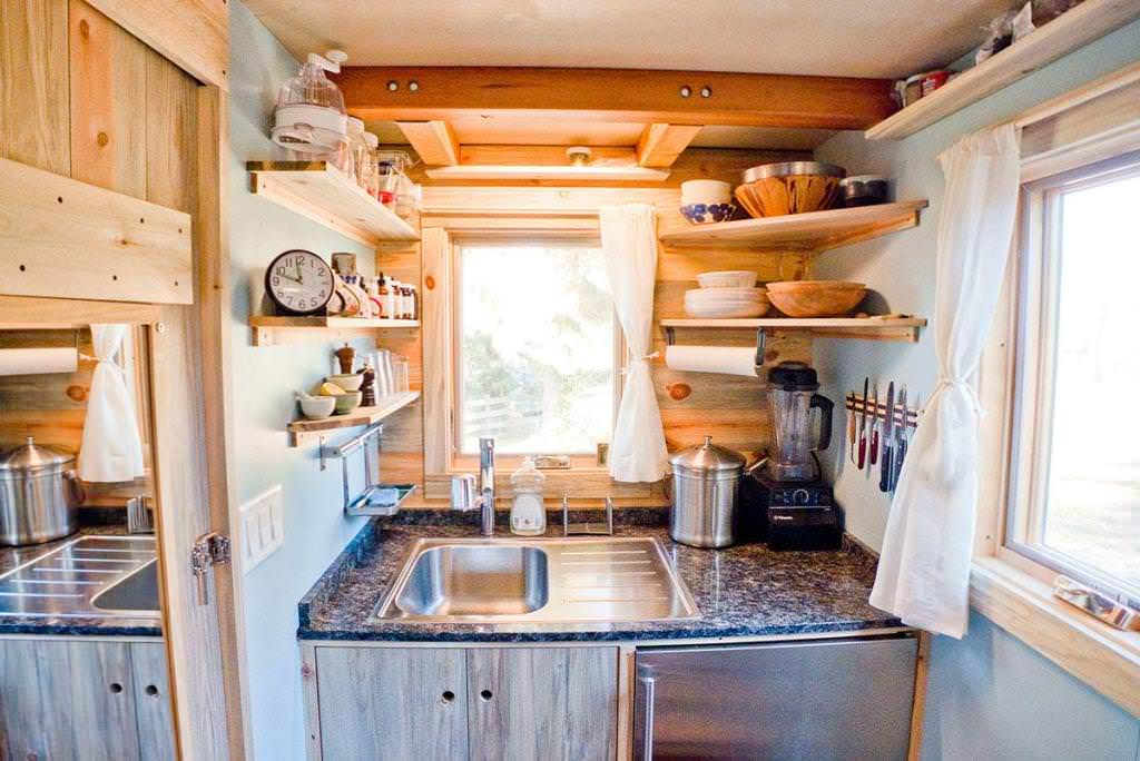 Image of: small appliances for tiny houses placement