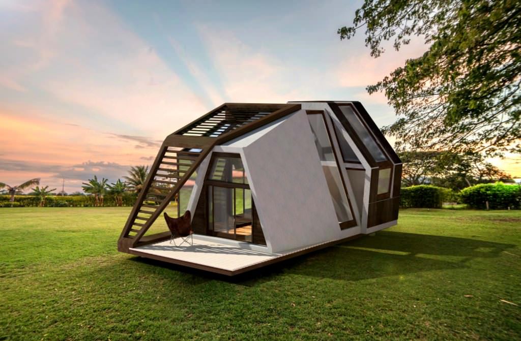 Image of: contemporary modular tiny house