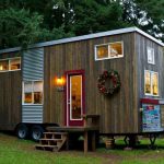 custom rustic tiny house on wheels