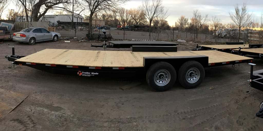 Image of: diy flatbed trailer for tiny house