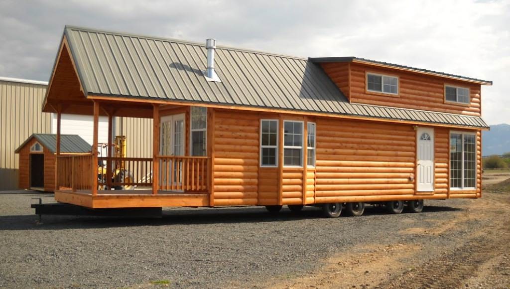 Image of: flatbed trailer for tiny house for long house