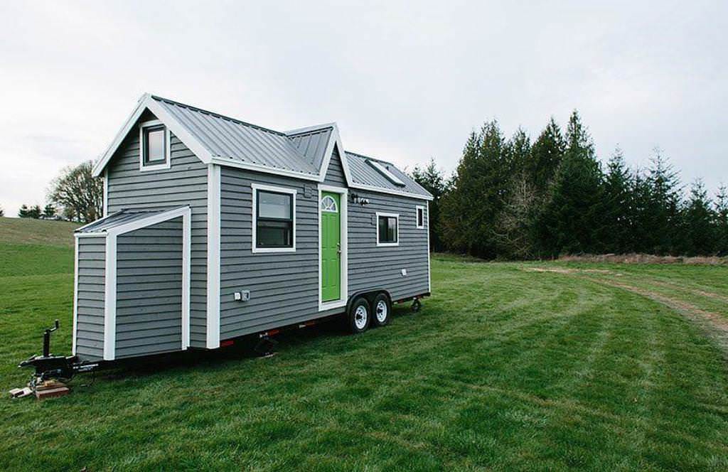Image of: flatbed trailer for tiny house picture