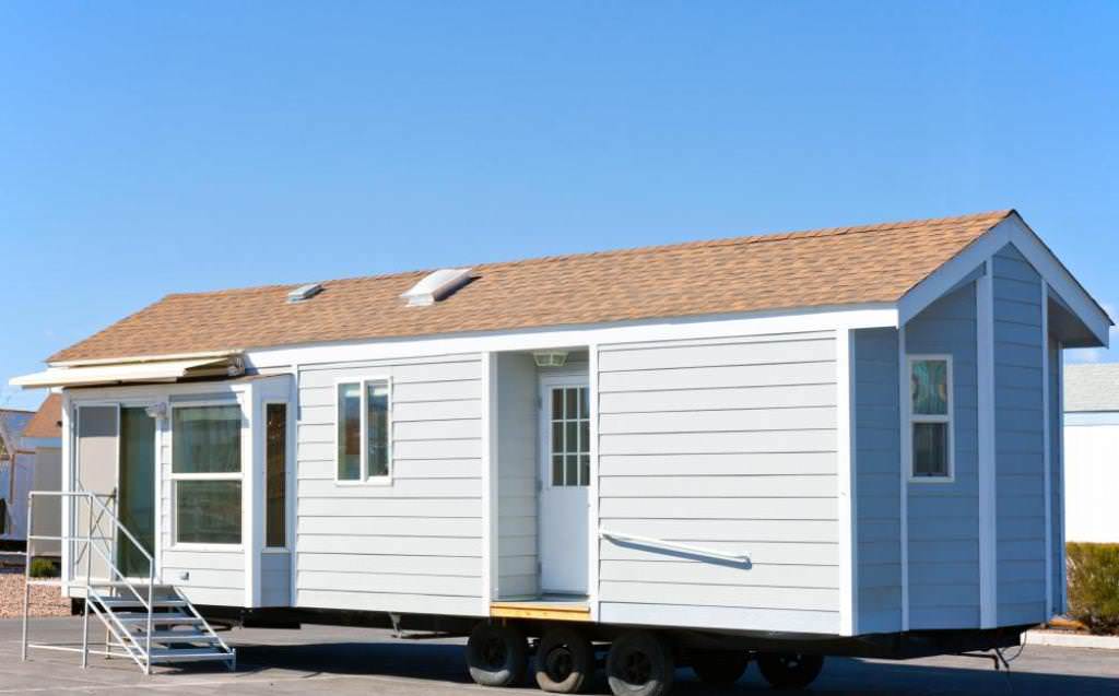 Image of: flatbed trailer for tiny house style homes