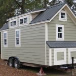 flatbed trailer for tiny house with finished house