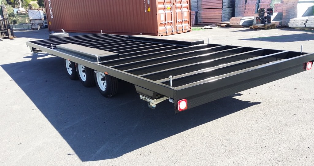 Image of: flatbed trailer for tiny house