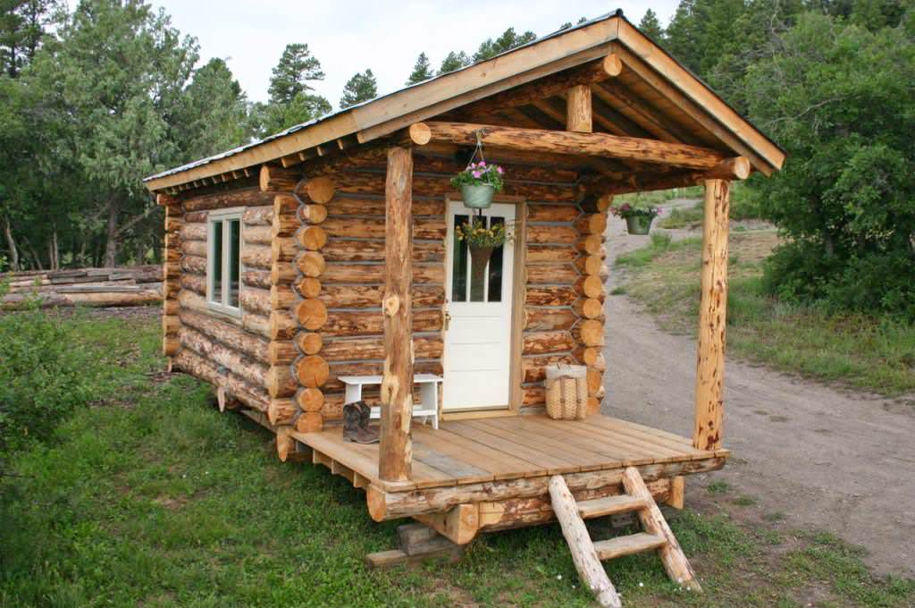 log cabin tiny house cheap ideas