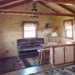 log cabin tiny house furniture