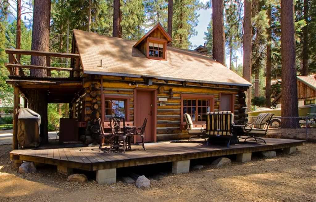 Image of: log cabin tiny houses styles