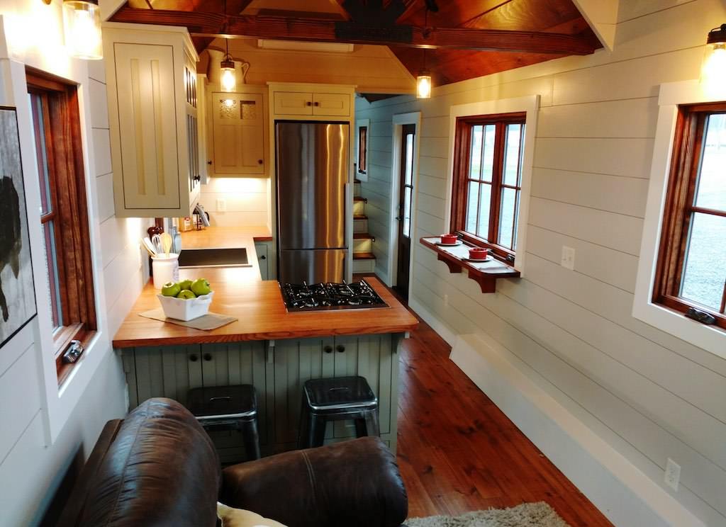 Image of: luxury tiny house interior view