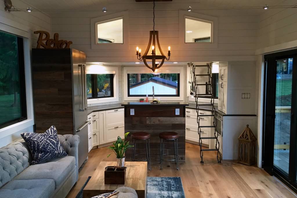 Image of: luxury tiny house with furniture