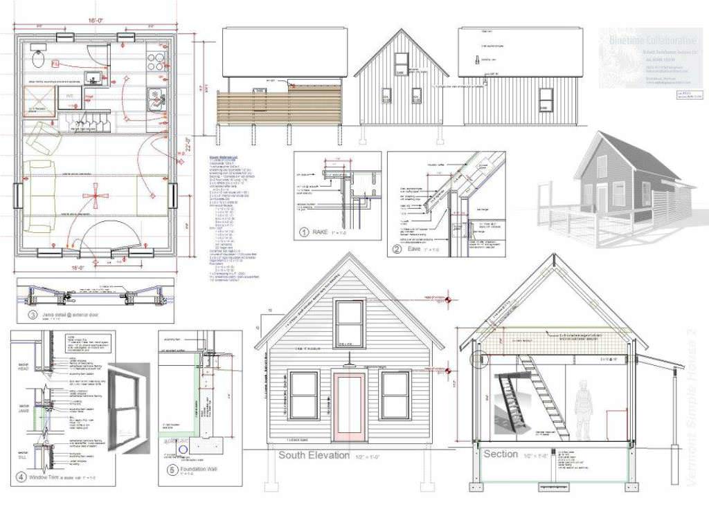 Image of: modern tiny house plans and designs