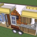 plans for tiny houses in 3d sketch model