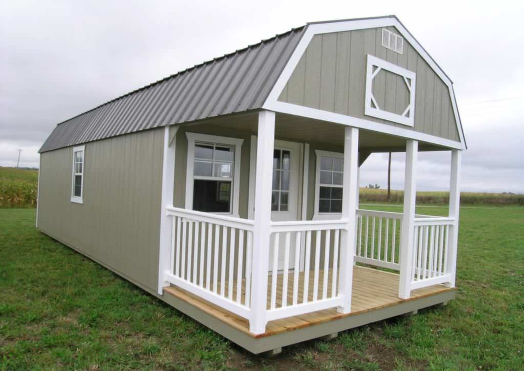Image of: prefab shed tiny house