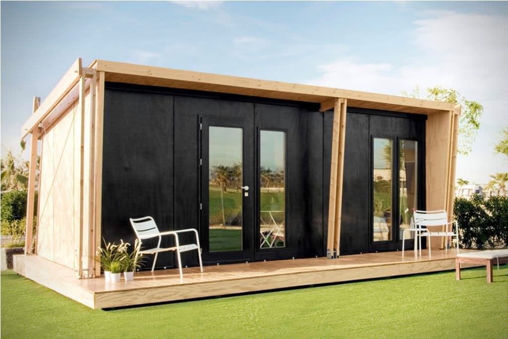 Image of: prefab tiny house images