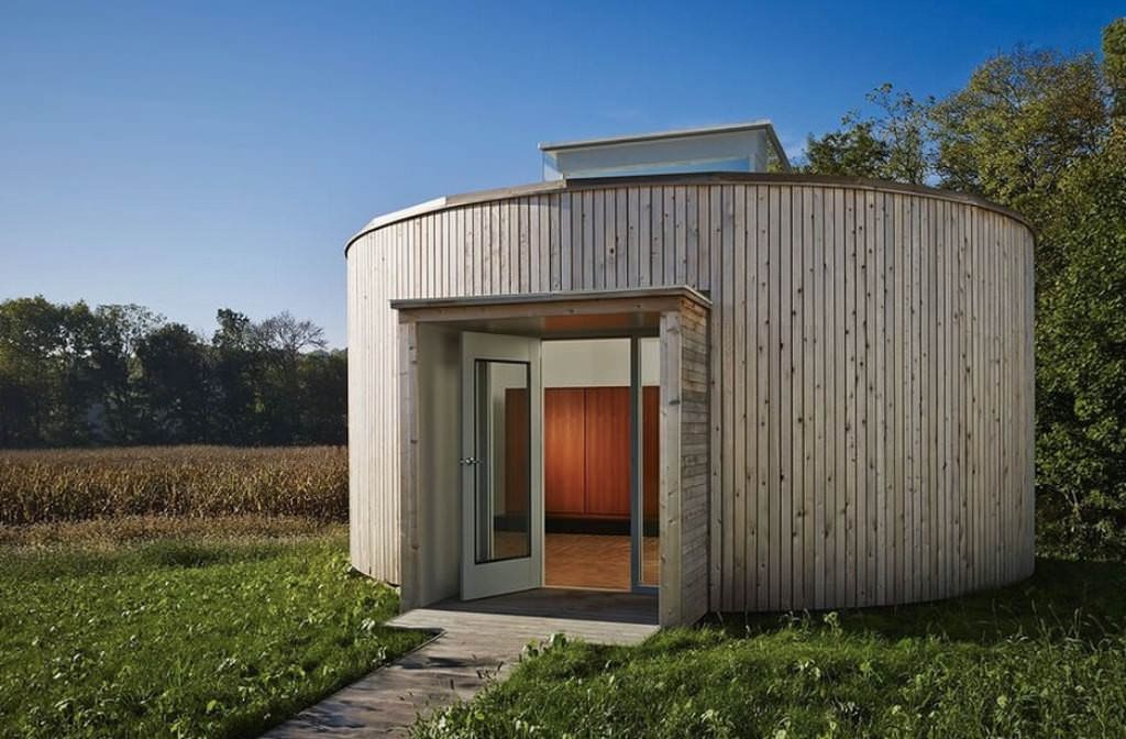 Image of: round tiny house style