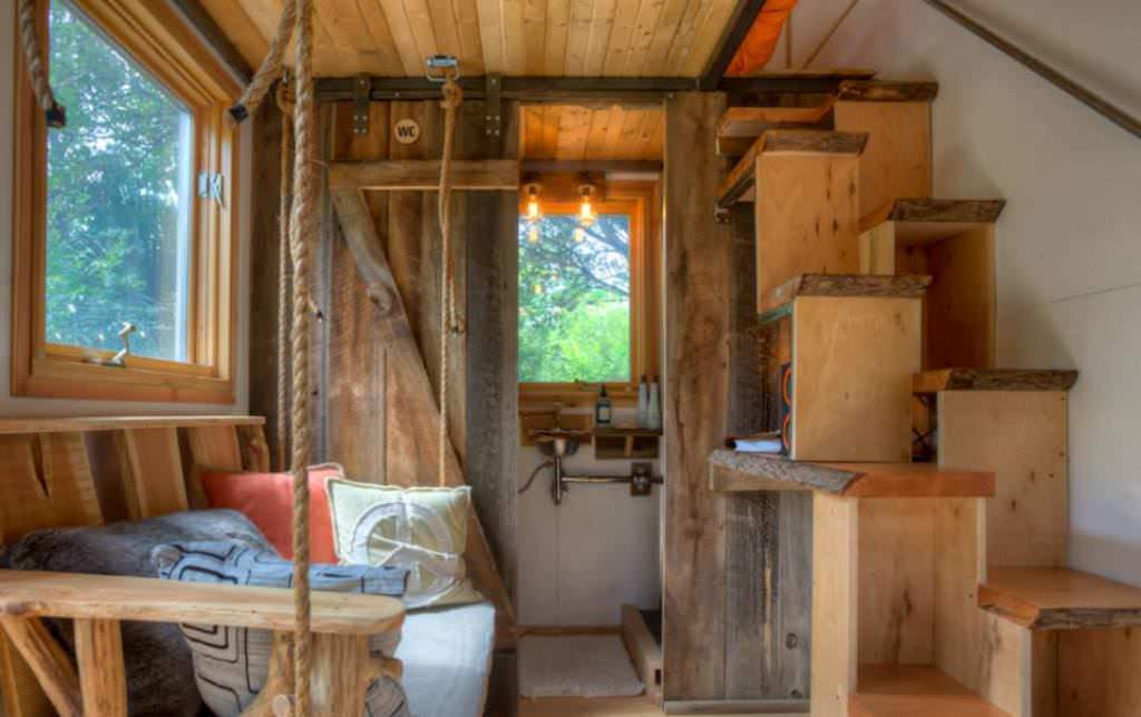 Image of: rustic tiny house plans