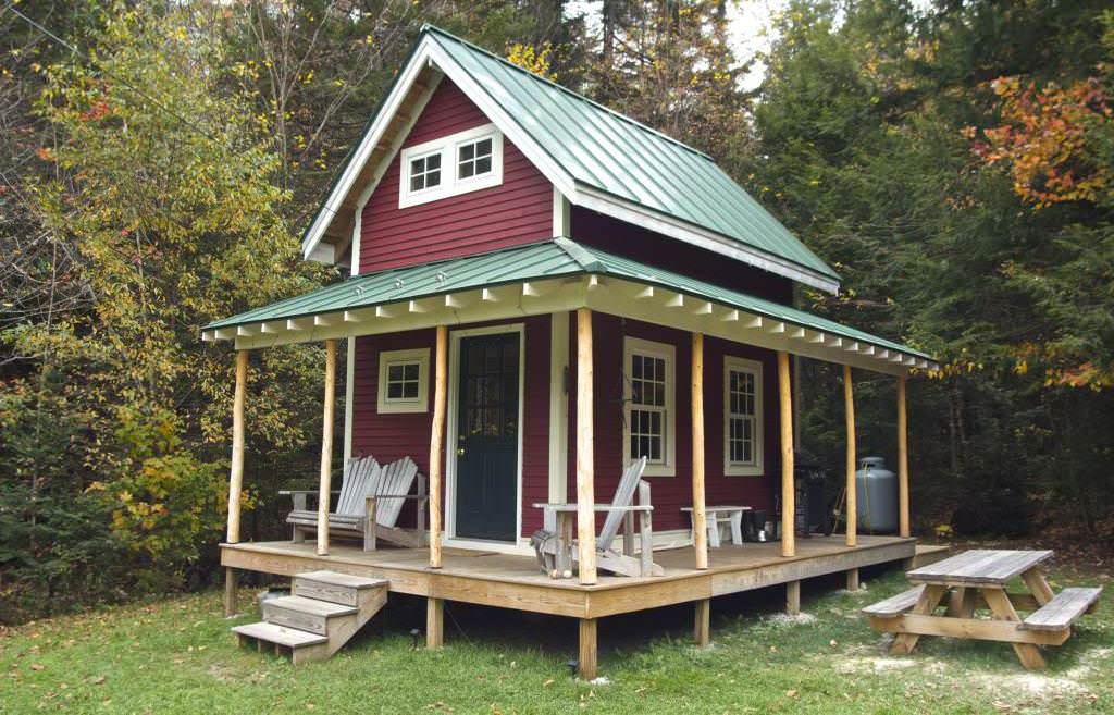 Image of: shed tiny house plans