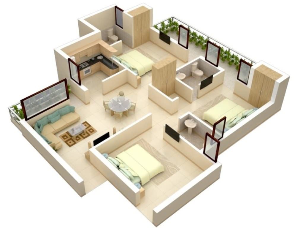 Image of: tiny house plans bedroom floor plans