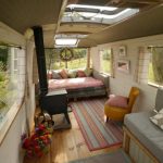 awesome interior bus tiny house