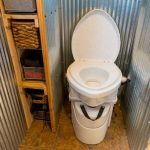 composting toilet tiny house idea front view