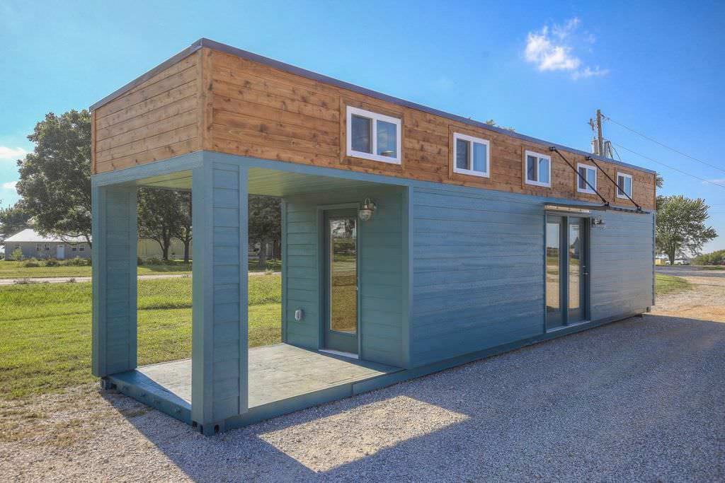 Image of: container tiny house project