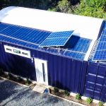 container tiny house with solar powered plans