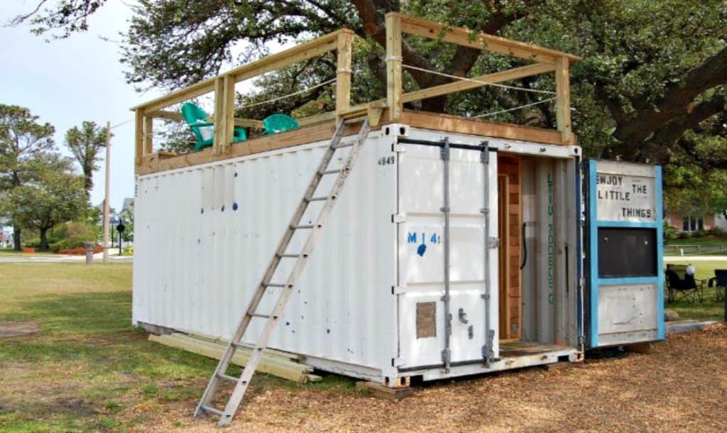 Image of: container tiny houses