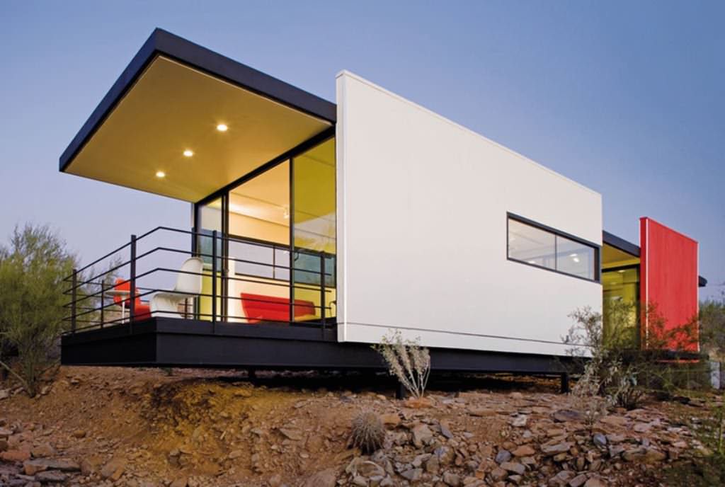 Image of: contemporary tiny houses exterior