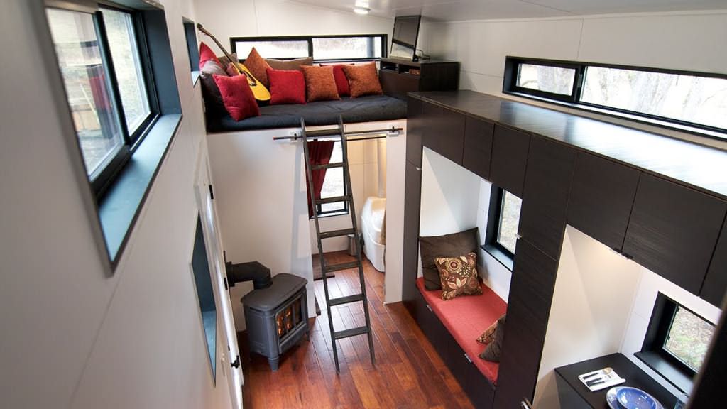 Image of: contemporary tiny houses interior idea