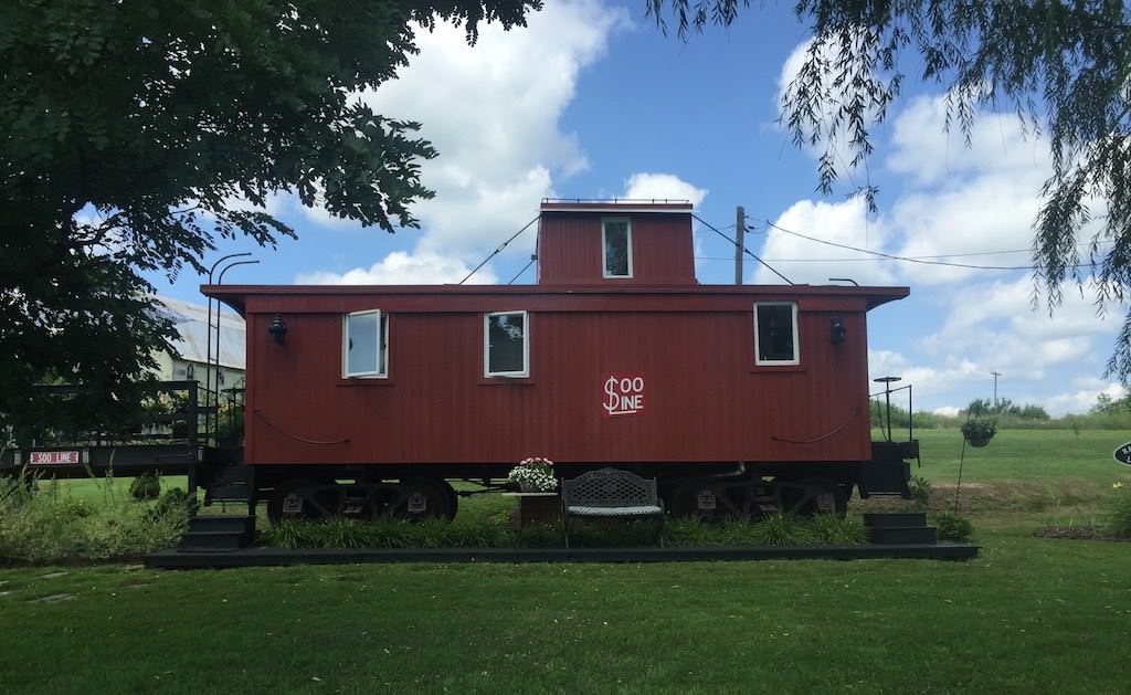 real caboose tiny house