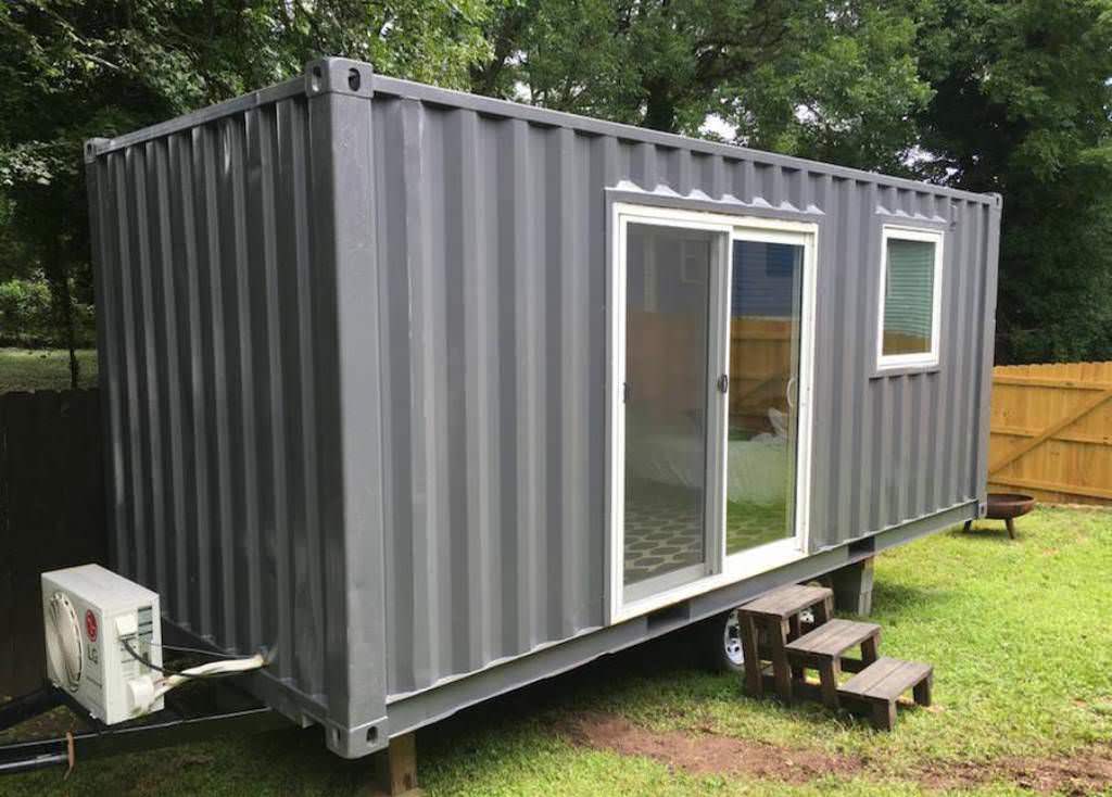 Image of: small container tiny house