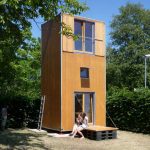 tall container tiny house