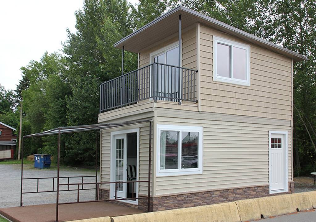 Image of: two story cheap tiny houses