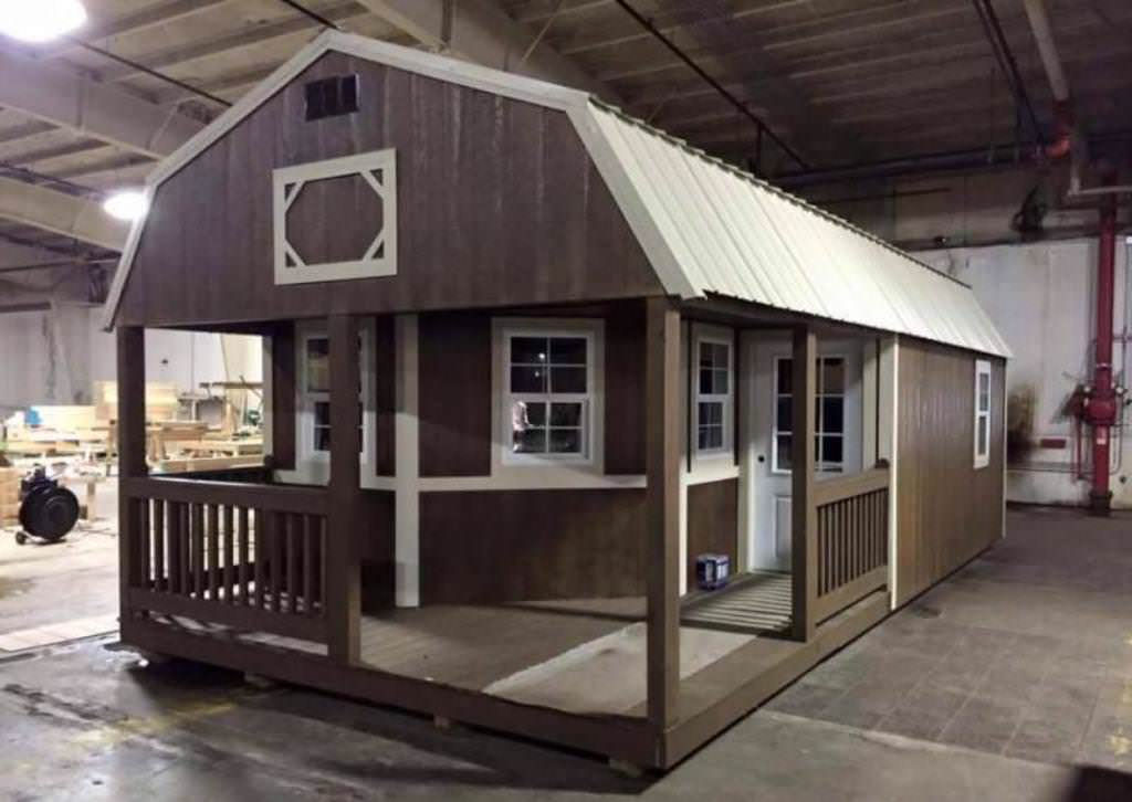 Image of: converting shed into tiny house prefab style