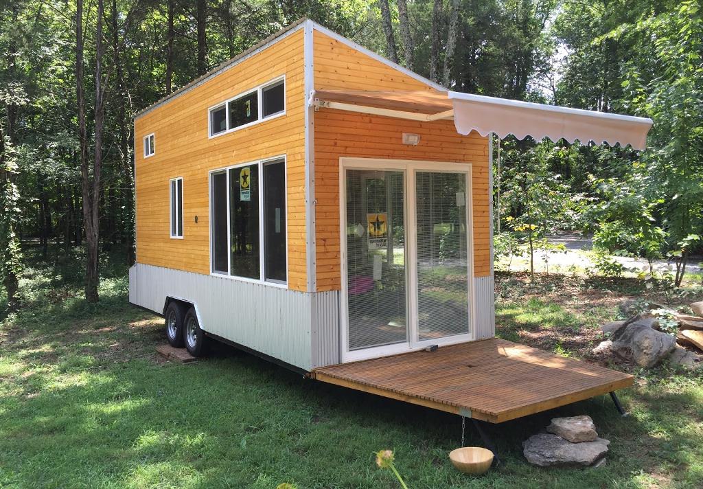 Image of: custom tiny house on wheels