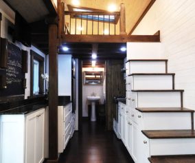 arranging small appliances for tiny houses