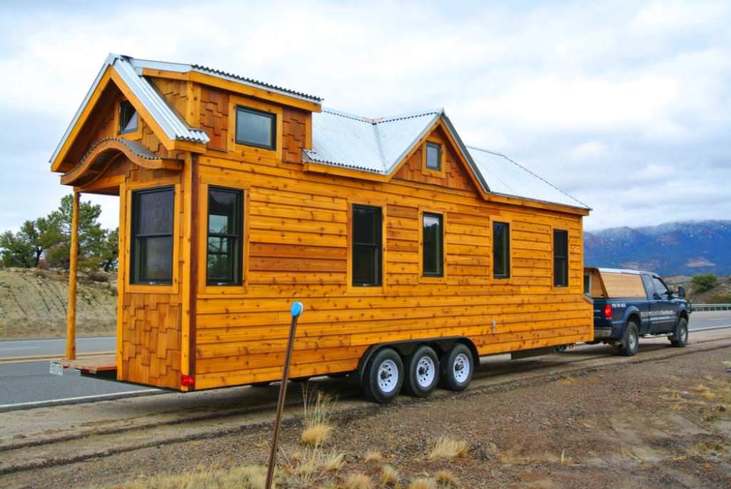 Image of: custom gooseneck tiny house trailer