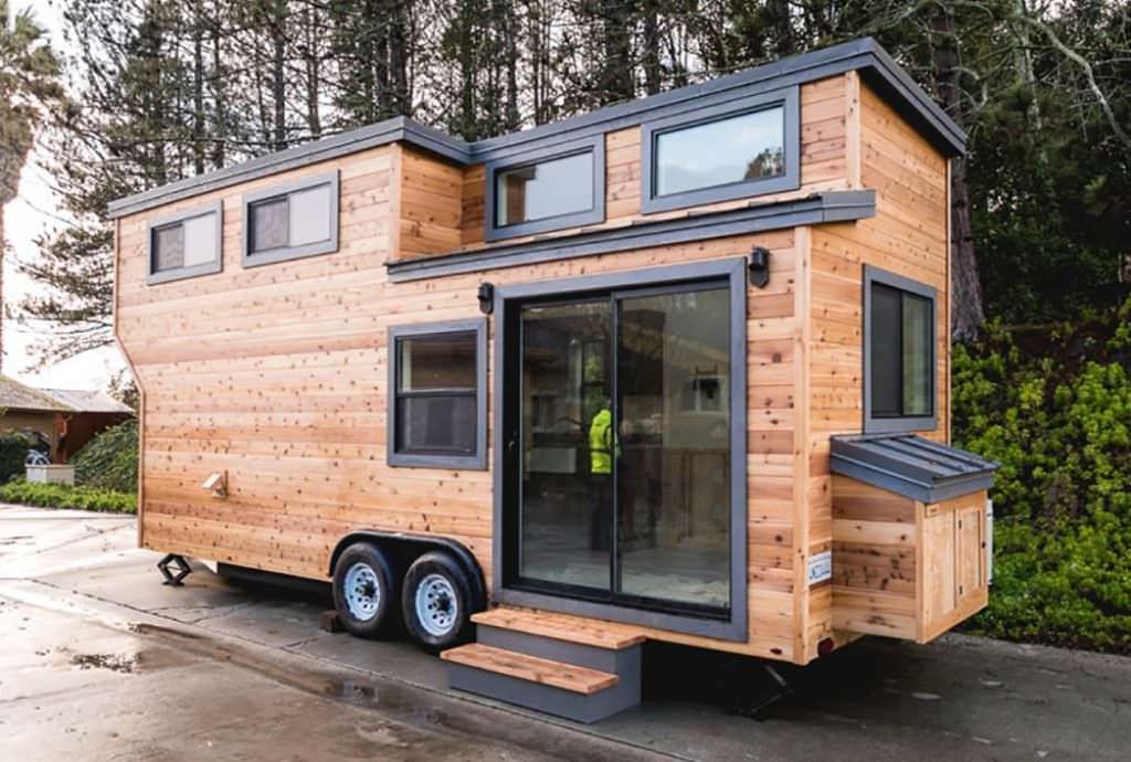Image of: custom tiny house trailer design