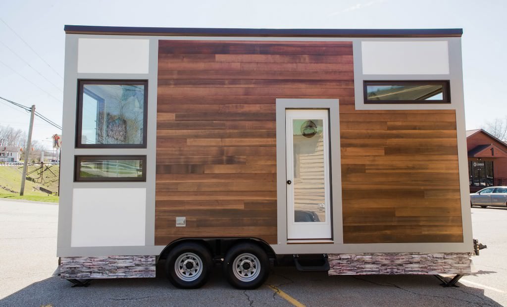 Image of: custom tiny house trailer idea plans