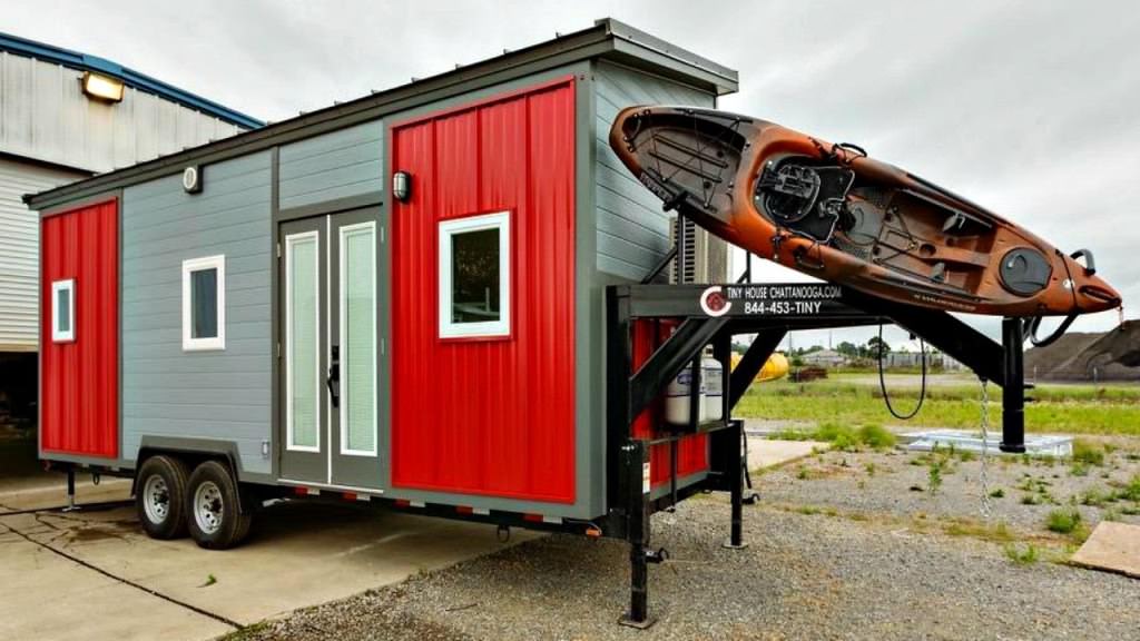 Image of: custom tiny house trailer idea project