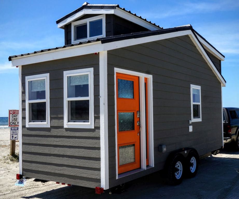 Image of: custom tiny house trailer in idea design