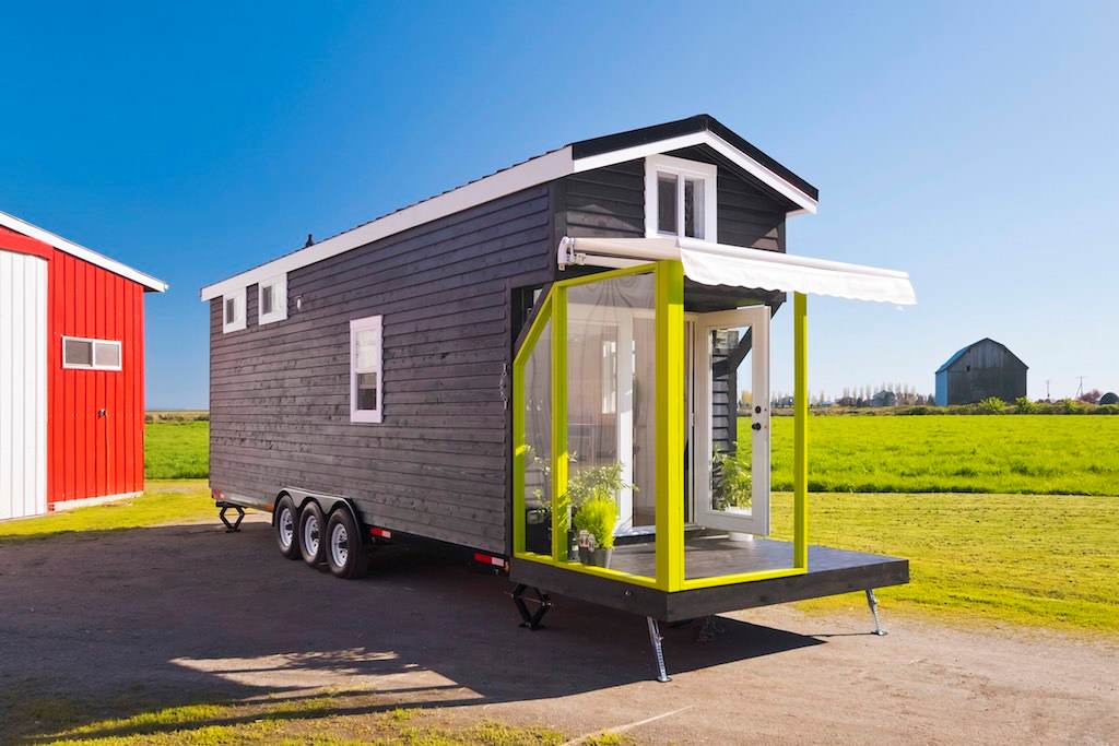 Image of: custom tiny house trailer