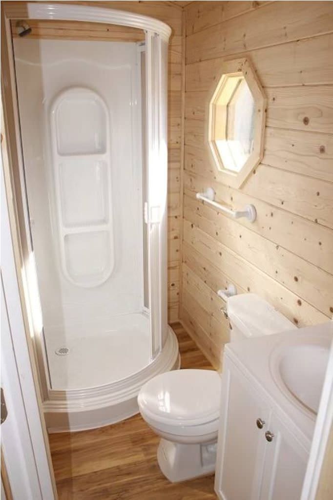 Image of: simple tiny house bathroom ideas