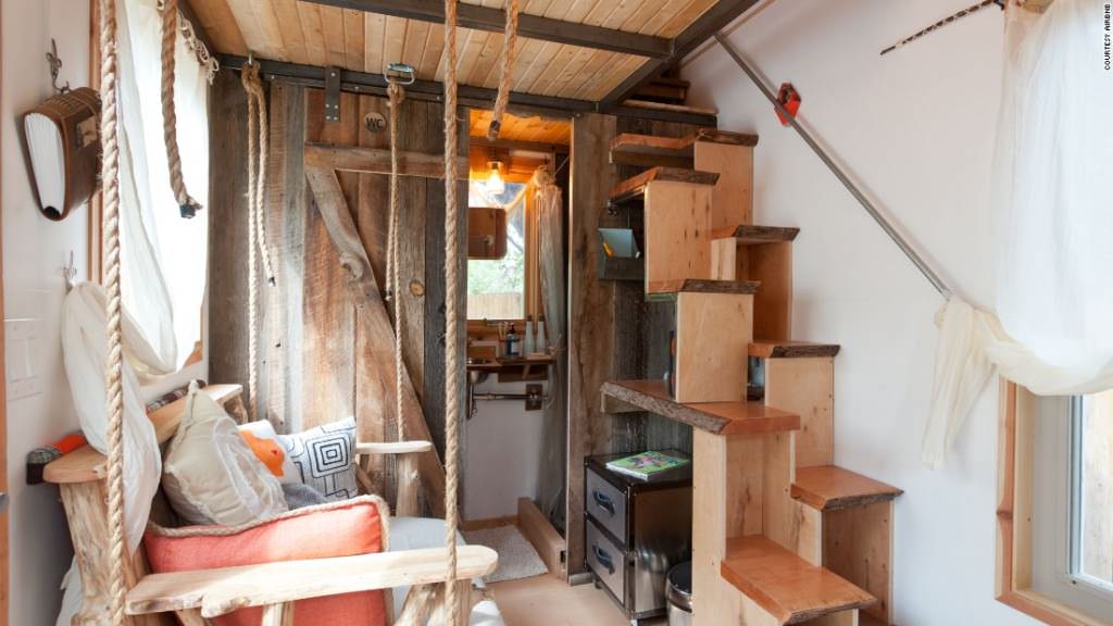 Image of: small appliances for tiny houses with rustic design