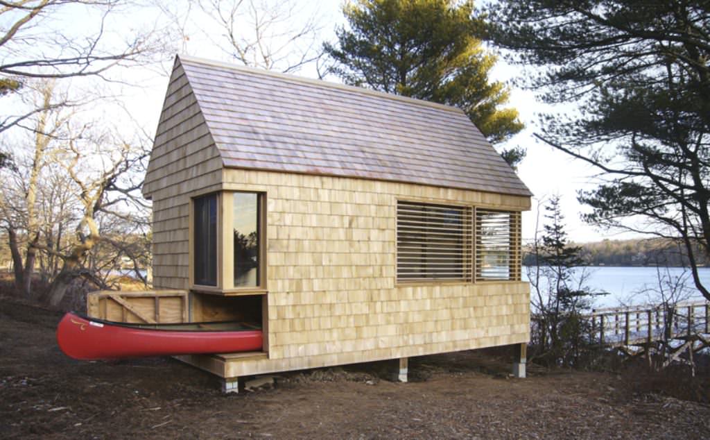 Image of: small tiny houses plan on riverside